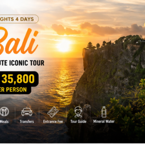 Indonesia Bali 3 Nights 4 Days Absolute Iconic Tour